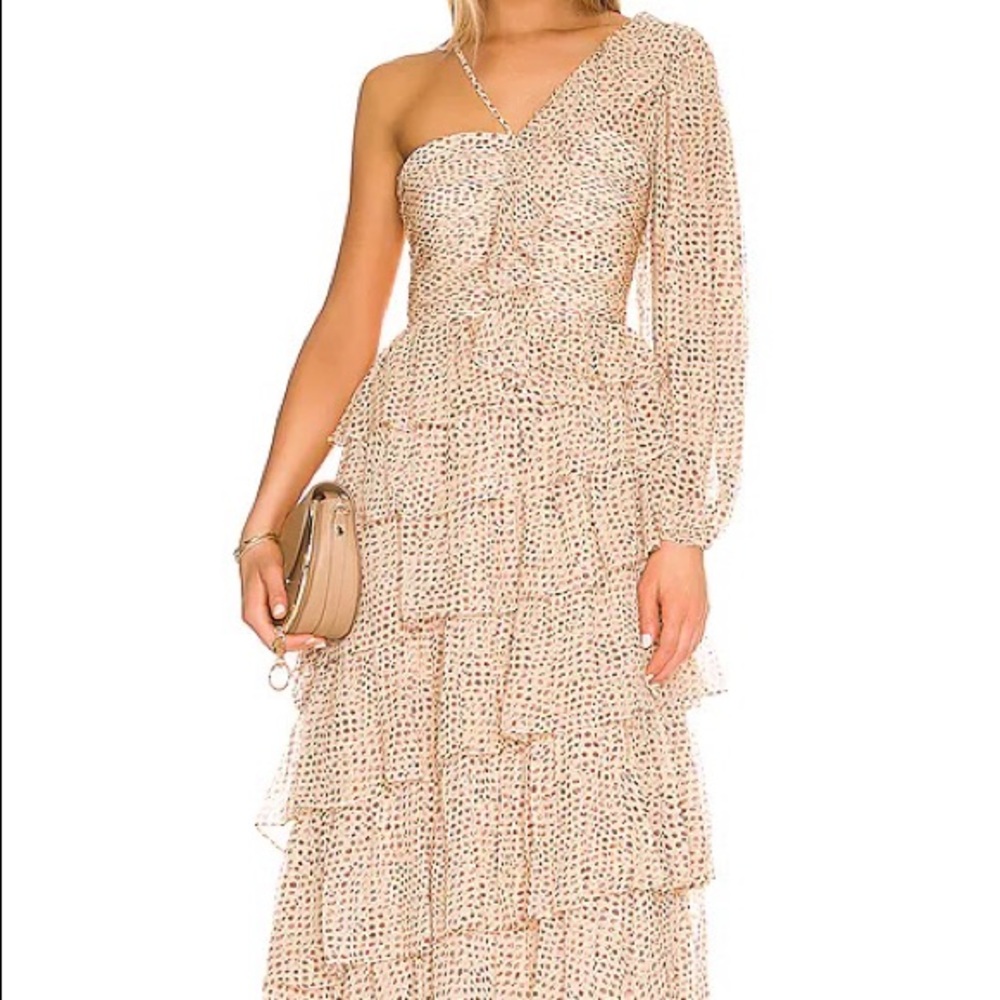 ❌SOLD❌ Ulla Johnson Hazel Gown in Leopard Ikat Dot - Picture 4 of 15